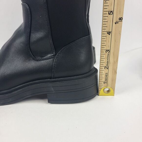 Reaction Kenneth Cole Anabelle Knee High Boots Black Size 5.5M - Picture 3 of 13